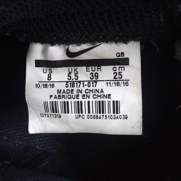 Nike Grey/White Suede High Top Sneakers Sz8 - Picture 4 of 5